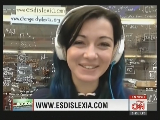 Entrevista a Luz Rello en CNN sobre el proyecto &quot;Change Dyslexia&quot;